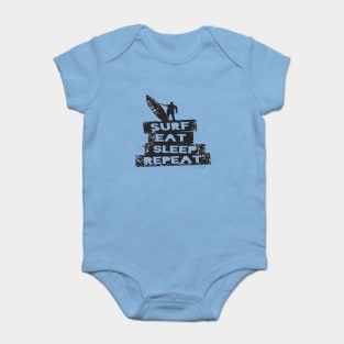 SURF EAT SLEEP REPEAT Baby Bodysuit